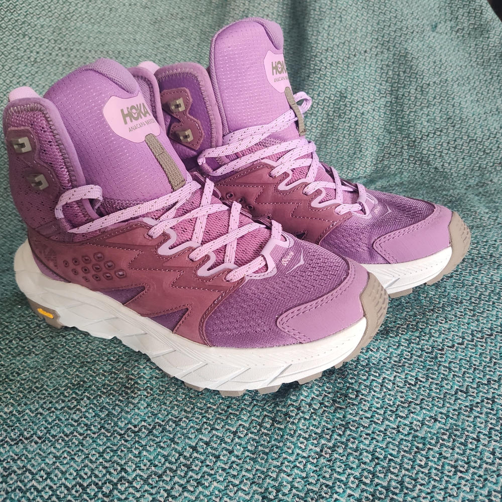 HOKA Women's Anacapa Breeze Mid Amethyst/Illusion Like New